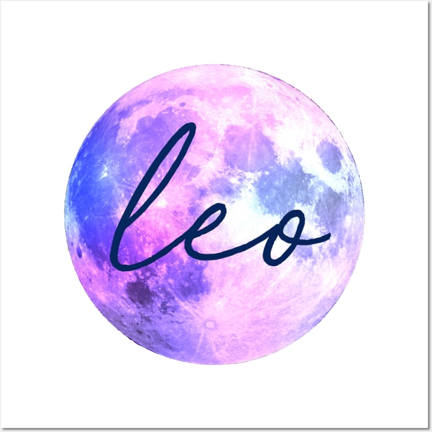 Leo Moon Quote Wall Art by aterkaderk